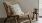 a chair with a pillow