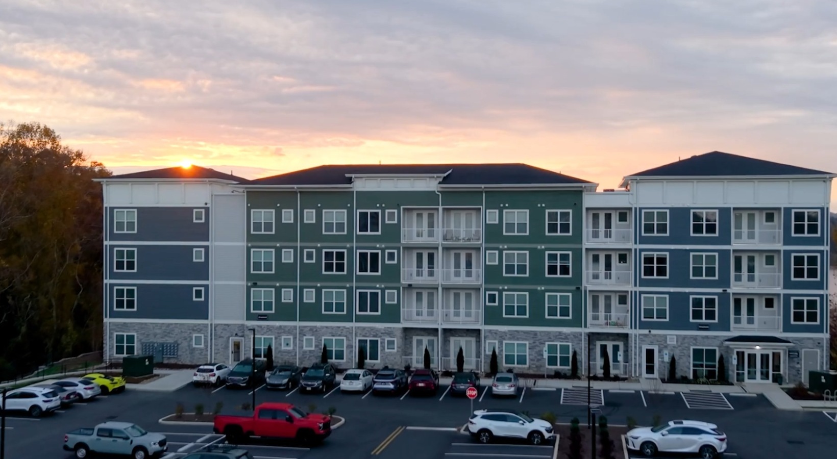 aerial view of Venture at Lake Julian